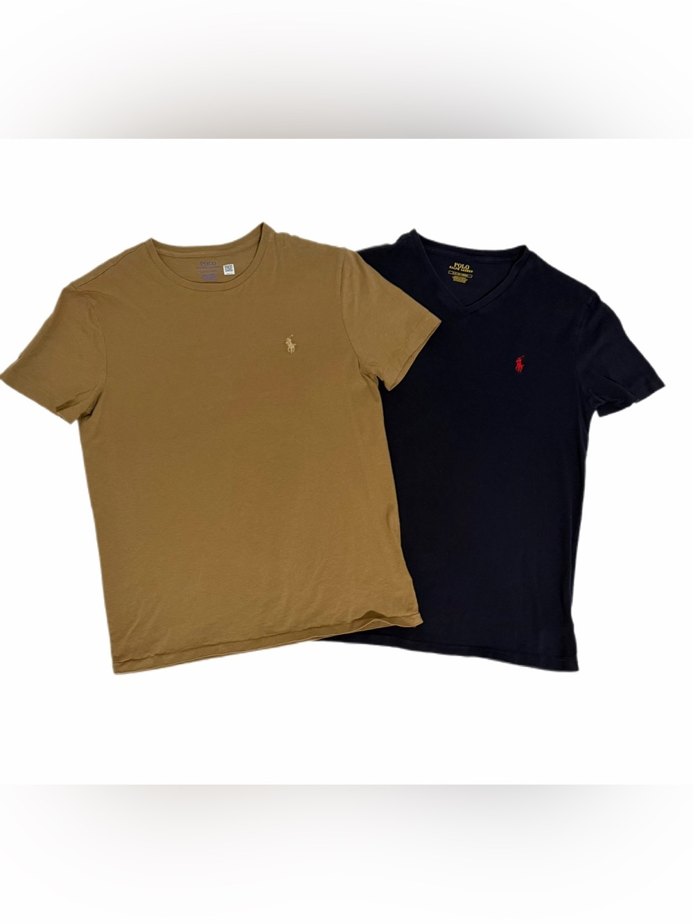 POLO Ralph Lauren Men’s Bundle of Cotton Short Sleeve Tees - Small